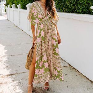 NWWT Vici Floral Midi Dress